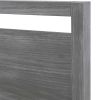 Queen Size FarmHouse Traditional Rustic Gray Platform Bed