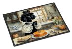 Poodle Fall Kitchen Pumpkins Doormat Front Door Mat Indoor Outdoor Rugs for Entryway, Non Slip Washable Low Pile, 24H X 36W