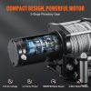 VEVOR Electric Winch, 12V 4500 lb Load Capacity Steel Rope Winch