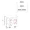 Kitchen Island Ada, Kitchen, Taupe / White