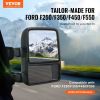 VEVOR Towing Mirrors, Left & Right Pair Set for 2008-2016 Ford F250 F350 F450 F550, Power Heated with Signal Light, Plane & Convex Glass