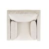 Knox 36" Modern Farmhouse Arm Chair, French beige Performance Velvet