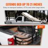 VEVOR Truck Bed Extender, Aluminum Retractable Tailgate Extender, 51.6"-64" Adjustable Length, Fits for Ridgeline, Tacoma, Gladiator, Colorado/Canyon