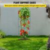 VEVOR Tomato Cages, 14.6" x 14.6" x 39.4", 3 Packs Tomato Cages for Garden, Square Plant Support Cages Heavy Duty