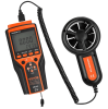 Split Handheld Anemometer, Digital Wind Speed CFM Meter Gauge With LED Backlight Screen, Measures Wind Velocity Wind Temperature Air Flow Wind Chill