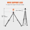VEVOR 5th Wheel Tripod Stabilizer, 5000 LBS Load Capacity Tripod Fifth Wheel Stabilizer, 35"-57" Adjustable Height RV Gooseneck Stabilizer