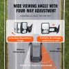 VEVOR Towing Mirrors, Left & Right Pair Set for Chevrolet Silverado (2014-2021)/GMC, Power Heated with Signal Light & LED Driving Light