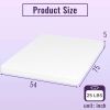 Full size 5-inch Charcoal Infused Memory Foam Mattress with Removable Cover