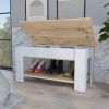 Daffodil Bench, Liftable Top And Lower Panel